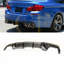 Load image into Gallery viewer, V Style Carbon Fibre Rear Diffuser for BMW F10 5 Series 10-17
