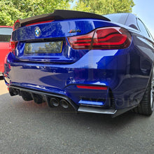 Load image into Gallery viewer, V Style Carbon Fibre Rear Diffuser for BMW F80 M3 F82 F83 M4 14-20
