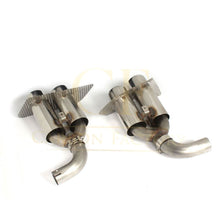 Load image into Gallery viewer, Exhaust Tips for P Style Carbon Fibre Rear Diffuser for Mercedes W117 CLA250 CLA45 13-19
