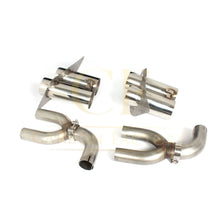 Load image into Gallery viewer, Exhaust Tips for P Style Carbon Fibre Rear Diffuser for Mercedes W117 CLA250 CLA45 13-19
