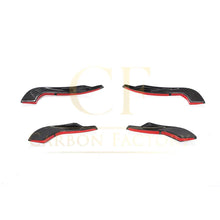 Load image into Gallery viewer, Carbon Fibre Front Bumper Canards for Audi A4 B9 S Line &amp; S4 19-22
