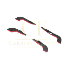 Load image into Gallery viewer, Carbon Fibre Front Bumper Canards for Audi A4 B9 S Line &amp; S4 19-22
