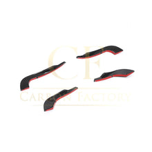 Load image into Gallery viewer, Carbon Fibre Front Bumper Canards for Audi A4 B9 S Line &amp; S4 19-22
