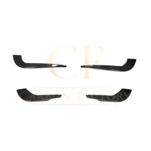 Load image into Gallery viewer, Carbon Fibre Front Bumper Canards for Audi A4 B9 S Line &amp; S4 19-22
