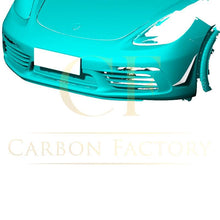 Load image into Gallery viewer, Carbon Fibre Front Bumper Canards for Porsche Boxster &amp; Cayman 718 16-21

