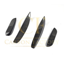 Load image into Gallery viewer, Carbon Fibre Front Canard Sets (4 Pieces) for Mercedes W205 C63 15-18
