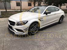 Load image into Gallery viewer, Carbon Fibre Front Canard Sets (4 Pieces) for Mercedes W205 C63 15-18

