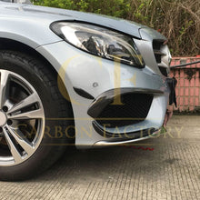 Load image into Gallery viewer, Carbon Fibre Front Canards Sets for Mercedes W205 C Class AMG 15-18
