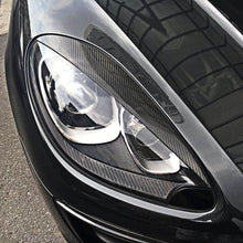 Load image into Gallery viewer, Carbon Fibre Headlight Trims for Porsche Macan 14-17
