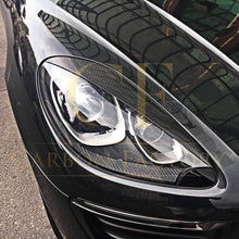 Load image into Gallery viewer, Carbon Fibre Headlight Trims for Porsche Macan 14-17
