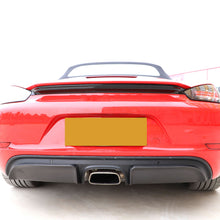 Load image into Gallery viewer, Carbon Fibre Rear Bumper Extension for Porsche Boxster &amp; Cayman 718 16-19
