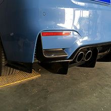 Load image into Gallery viewer, Carbon Fibre Rear Bumper Trims for BMW F80 M3 F82 F83 M4 14-20
