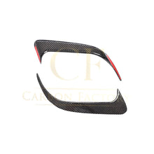 Load image into Gallery viewer, Carbon Fibre Rear Bumper Trims for Mercedes Benz W117 CLA 13-19
