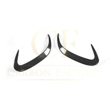 Load image into Gallery viewer, Carbon Fibre Rear Bumper Trims for Mercedes Benz W222 S Class Coupe 14-17
