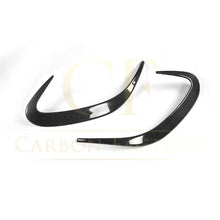 Load image into Gallery viewer, Carbon Fibre Rear Bumper Trims for Mercedes Benz W222 S Class Coupe 14-17
