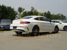 Load image into Gallery viewer, Carbon Fibre Rear Bumper Trims for Mercedes W205 C43 2 Door Coupe 15-18
