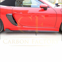 Load image into Gallery viewer, Carbon Fibre Side Vent Covers for Porsche Boxster &amp; Cayman 718 16-19
