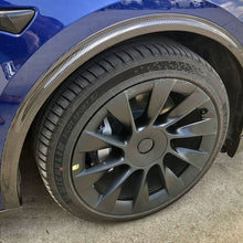 Load image into Gallery viewer, Pre-Preg Carbon Fibre Fender Trims for Tesla Model Y 19-23
