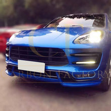 Load image into Gallery viewer, TR Style Carbon Fibre Front Canards for Porsche Macan 14-17
