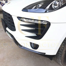 Load image into Gallery viewer, V Style Carbon Fibre Front Canards for Porsche Macan 14-17
