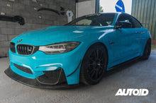 Load image into Gallery viewer, Carbon Fibre GTS Style Front Splitter / Front Lip for BMW M3 F80 (2014-2018) &amp; M4 F82 F83 (2014-2019) - One-Piece 2x2 Weave CFRP
