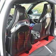 Load image into Gallery viewer, Carbon Fibre Seat Covers (Set of 2) for Mercedes Benz AMG W176 A45 CLA45 GLA45
