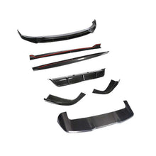 Load image into Gallery viewer, Carbon Fibre Kit Splitter Diffuser Side Skirts Spoiler for BMW G05 X5 18-22
