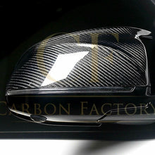Load image into Gallery viewer, CF Style Carbon Fibre Replacement Mirror Covers for BMW G01 X3 G02 X4 G05 X5 G06 X6 G07 X7 18-25
