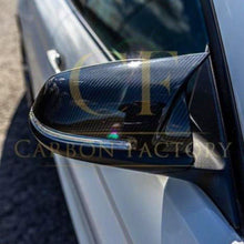 Load image into Gallery viewer, M4 Style Carbon Fibre Replacement Mirror Covers for BMW 1 Series F20 F21 11-19
