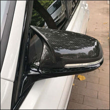 Load image into Gallery viewer, MP Style Carbon Fibre Replacement Mirror Covers for BMW F10 5 Series LCI F06 F12 F13 6 Series F01 7 Series
