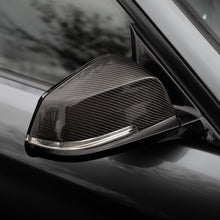 Load image into Gallery viewer, OEM Style Carbon Fibre Replacement Mirror Covers for BMW 1 2 3 4 Series
