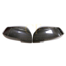 Load image into Gallery viewer, OEM Style Carbon Fibre Replacement Mirror Covers for BMW 1 2 3 4 Series
