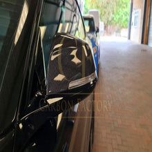 Load image into Gallery viewer, OEM Style Carbon Fibre Replacement Mirror Covers for BMW 1 2 3 4 Series
