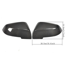 Load image into Gallery viewer, OEM Style Carbon Fibre Replacement Mirror Covers for BMW F10 5 Series LCI F06 F12 F13 6 Series F01 7 Series
