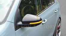 Load image into Gallery viewer, OEM Style Carbon Fibre Replacement Mirror Covers for VW Golf MK6 GTI R20 08-13
