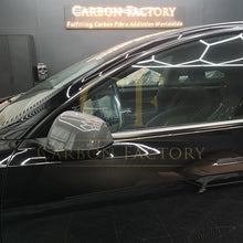 Load image into Gallery viewer, OEM Style Pre-Preg Carbon Fibre Mirror Covers for Tesla Model Y 19-24
