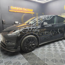 Load image into Gallery viewer, OEM Style Pre-Preg Carbon Fibre Mirror Covers for Tesla Model Y 19-24

