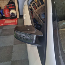 Load image into Gallery viewer, V Style Carbon Fibre Replacement Mirror Covers for Mercedes Benz Universal
