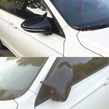 Load image into Gallery viewer, V Style Carbon Fibre Replacement Mirror Covers for VW Golf MK6 GTI R20 08-13
