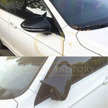 Load image into Gallery viewer, V Style Carbon Fibre Replacement Mirror Covers for VW Golf MK6 GTI R20 08-13
