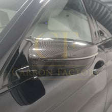 Load image into Gallery viewer, MP Style Carbon Fibre / Gloss Black Replacement Mirror Covers for BMW G11 G12 7 Series 15-23
