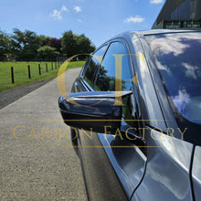 Load image into Gallery viewer, MP Style Carbon Fibre / Gloss Black Replacement Mirror Covers for BMW G11 G12 7 Series 15-23
