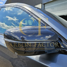 Load image into Gallery viewer, MP Style Carbon Fibre / Gloss Black Replacement Mirror Covers for BMW G11 G12 7 Series 15-23
