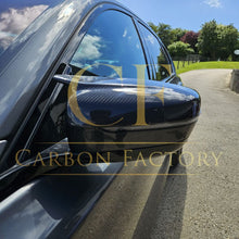 Load image into Gallery viewer, MP Style Carbon Fibre / Gloss Black Replacement Mirror Covers for BMW G11 G12 7 Series 15-23
