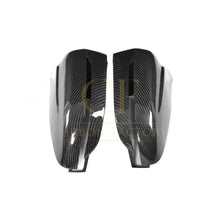 Load image into Gallery viewer, MP Style Carbon Fibre / Gloss Black Replacement Mirror Covers for BMW G11 G12 7 Series 15-23
