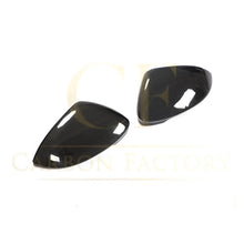 Load image into Gallery viewer, Carbon Fibre Replacement Mirror Covers for VW Golf MK8 inc GTI &amp; R 21-Present
