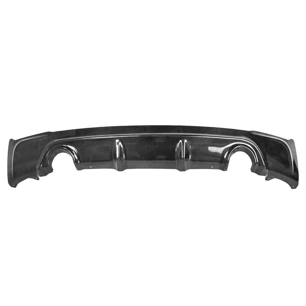 BMW M235i/M240i F22 F23 Carbon Fibre Rear Diffuser (2015–2021) – OEM-Fit CFRP 2x2 Weave Performance Rear Valance for 2 Series Coupe & Convertible
