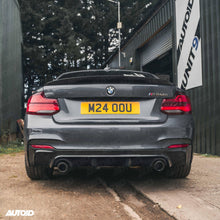 Load image into Gallery viewer, BMW M235i/M240i F22 F23 Carbon Fibre Rear Diffuser (2015–2021) – OEM-Fit CFRP 2x2 Weave Performance Rear Valance for 2 Series Coupe &amp; Convertible
