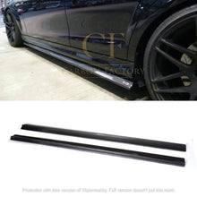 Load image into Gallery viewer, Carbon Fibre Side Skirts for Mercedes Benz W204 C63 Facelift 12-14
