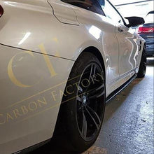 Load image into Gallery viewer, MP Style Carbon Fibre Side Skirts Extension for BMW F82 F83 M4 14-20
